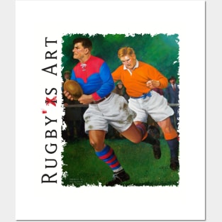 Rugby Vintage 1920's by PPereyra Posters and Art